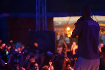 DJ INO and MC Johnny Def at Monegros Desert Festival 2007